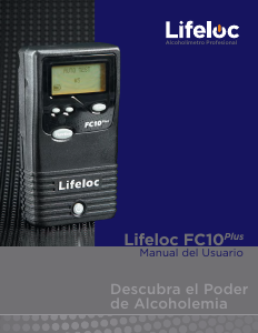 Manual de uso Lifeloc FC10 Plus Alcoholímetro