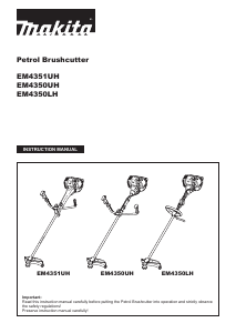 Handleiding Makita EM4350UH Bosmaaier