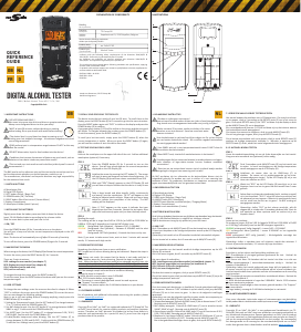 Mode d’emploi Mr.Safe K5 Éthylotest