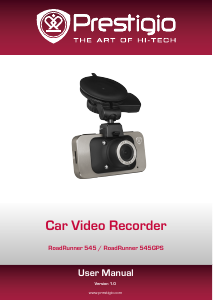 Manual Prestigio RoadRunner 545 Action Camera