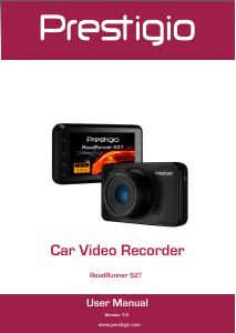 Manual Prestigio RoadRunner 527 Action Camera
