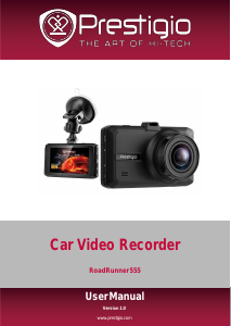 Manual Prestigio RoadRunner 555 Action Camera