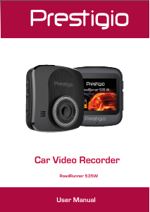 Handleiding Prestigio RoadRunner 535W Actiecamera