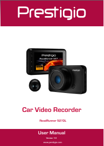 Manual Prestigio RoadRunner 527DL Action Camera