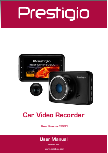 Manual Prestigio RoadRunner 526DL Action Camera