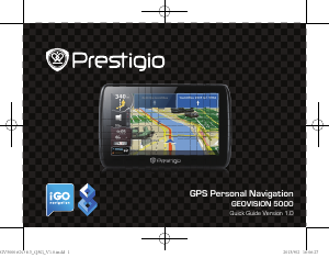 Handleiding Prestigio GeoVision 5000 (iGo) Navigatiesysteem