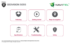 Handleiding Prestigio GeoVision 5055 (Navitel) Navigatiesysteem