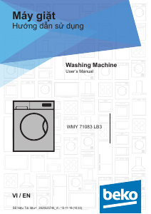 Hướng dẫn sử dụng BEKO WMY 71083 LB3 Máy giặt