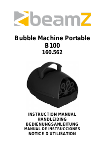 Manual BeamZ 150.562 B100 Bubble Machine