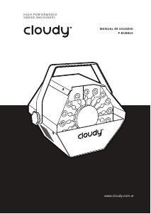 Manual de uso Cloudy P-Bubble Máquina de burbujas