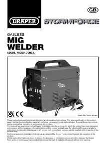 Manual Draper MW150A/SF Welder