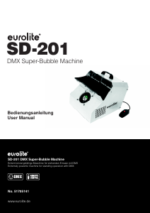 Handleiding Eurolite SD-201 Bellenblaasmachine