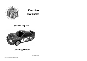 Manual Excalibur Electronics Subaru Impreza Radio Controlled Car