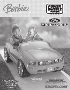 Handleiding Fisher-Price L6349 Ford Mustang Barbie Kinderauto