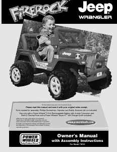 Handleiding Fisher-Price 73610 Jeep Wrangler Kinderauto