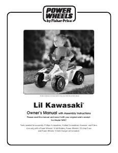 Handleiding Fisher-Price 76937 Lil Kawasaki Kinderauto