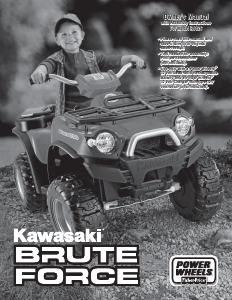 Manual Fisher-Price R8126 Kawasaki Brute Force Kids Car