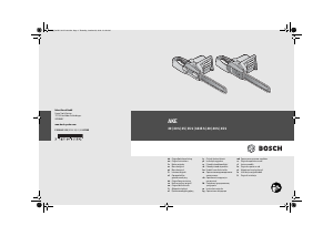 Посібник Bosch AKE 1835 S Ланцюгова пилка