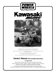 Manual Fisher-Price 78473 Kawasaki Mojave 250 Kids Car