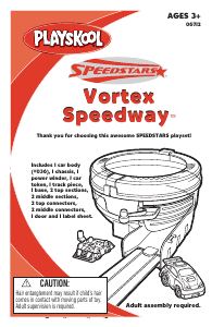 Manual Hasbro Playskool Speedstars Vortex Speedway