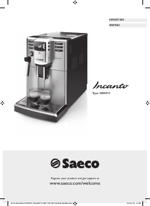 Priručnik Saeco HD8911 Incanto Aparat za espresso