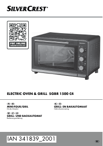 Handleiding SilverCrest SGBR 1500 C4 Oven