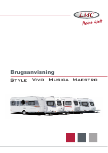 Brugsanvisning LMC Musica 550 E (2015) Campingvogn