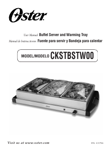 Manual Oster CKSTBSTW00 Buffet Warmer