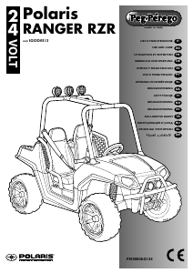 Manuale Peg-Pérego Polaris Ranger RZR Auto per bambini