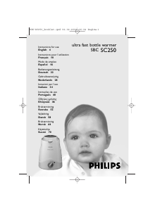 Manual de uso Philips SBC SC250 Calienta biberones