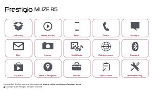 Handleiding Prestigio Muze B5 Mobiele telefoon