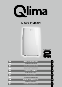 Brugsanvisning Qlima D 630 P Smart Affugter