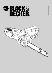 Manual Black and Decker GK1640T Chainsaw