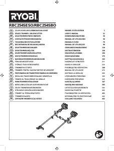 Посібник Ryobi RBC254SESO Мотокоса