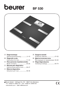 Manual Beurer BF 530 Scale