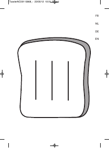 Manual SEB TL180001 Toaster