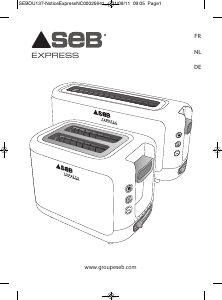 Handleiding SEB TL360100 Express Broodrooster