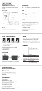 Bruksanvisning Scandtest AM800 Alkoholmätare