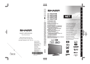 Manual Sharp AQUOS LC-46LE732E Televizor LCD