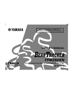Handleiding Yamaha Bear Tracker YFM250XN (2000) Quad