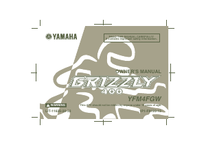 Handleiding Yamaha Grizzly 400 (2006) Quad