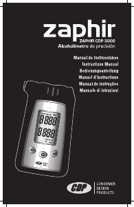 Manual Zaphir CDP 3000 Breathalyzer