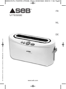 Bedienungsanleitung SEB TL400000 Vitesse Toaster