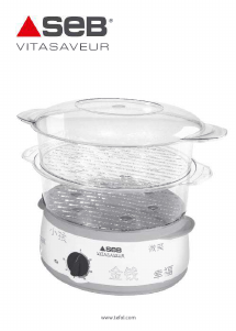 Instrukcja SEB VC102100 Vitasaveur Kuchenka parowa