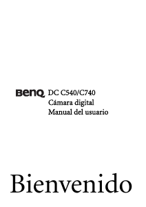 Manual de uso BenQ DC C540 Cámara digital