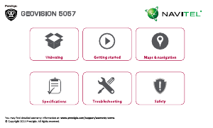 Manual Prestigio GeoVision 5057 (Navitel) Car Navigation