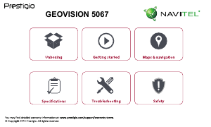 Manual Prestigio GeoVision 5067 (Navitel) Car Navigation