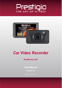 Manual Prestigio RoadRunner 525 Action Camera