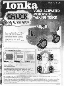 Manual Kenner Tonka Chuck & Friends Chuck My Talkin Truck