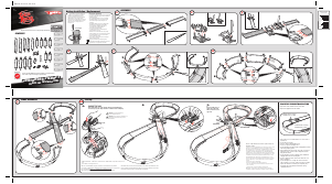 Käyttöohje Hot Wheels Powerburst Figure 8 Track Set